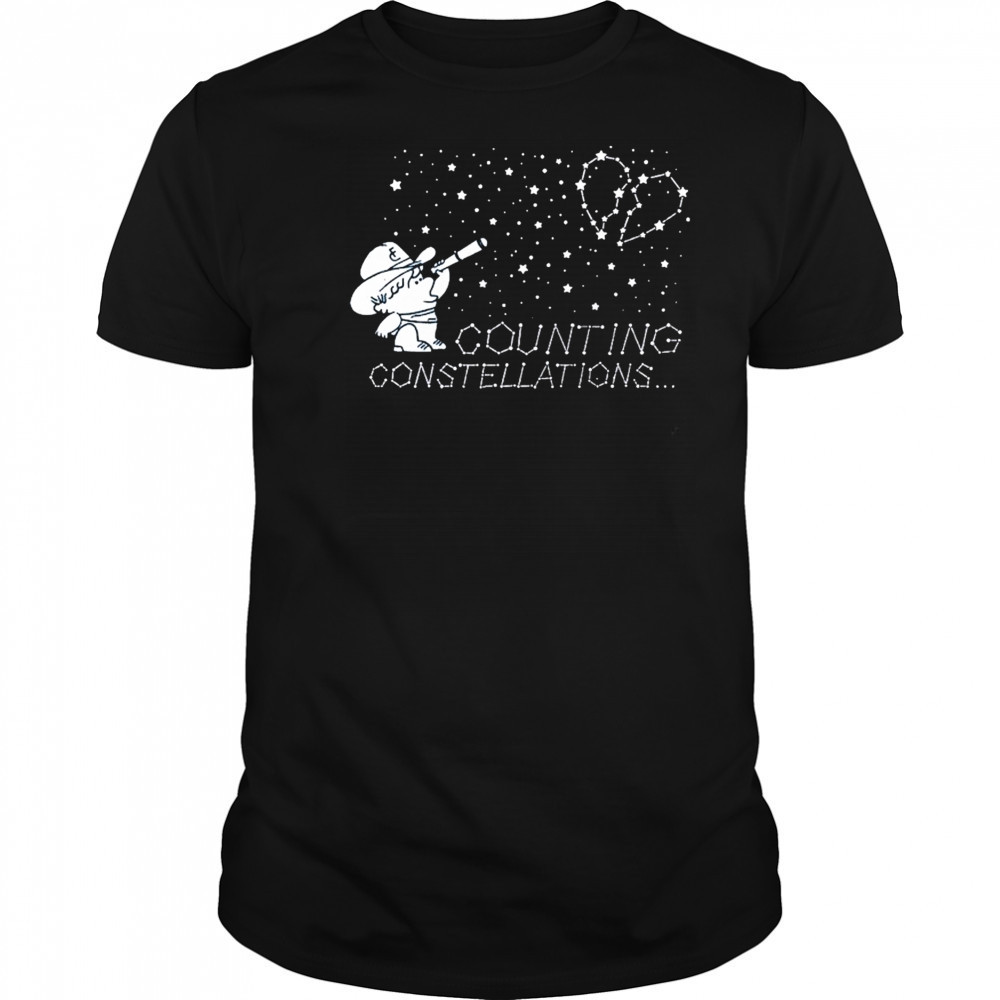 Flatland Cavalry Counting Constellations T-shirt