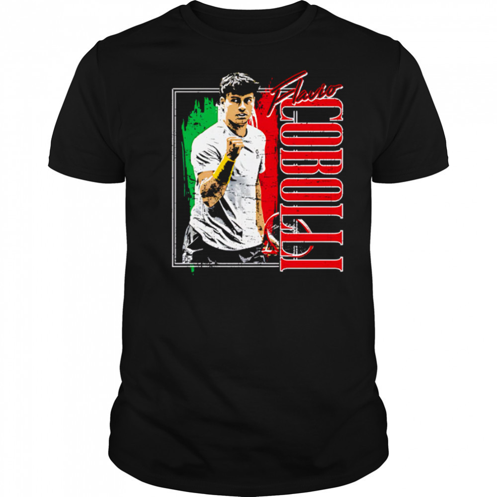 Flavio Cobolli Italian tennis player Country shirt