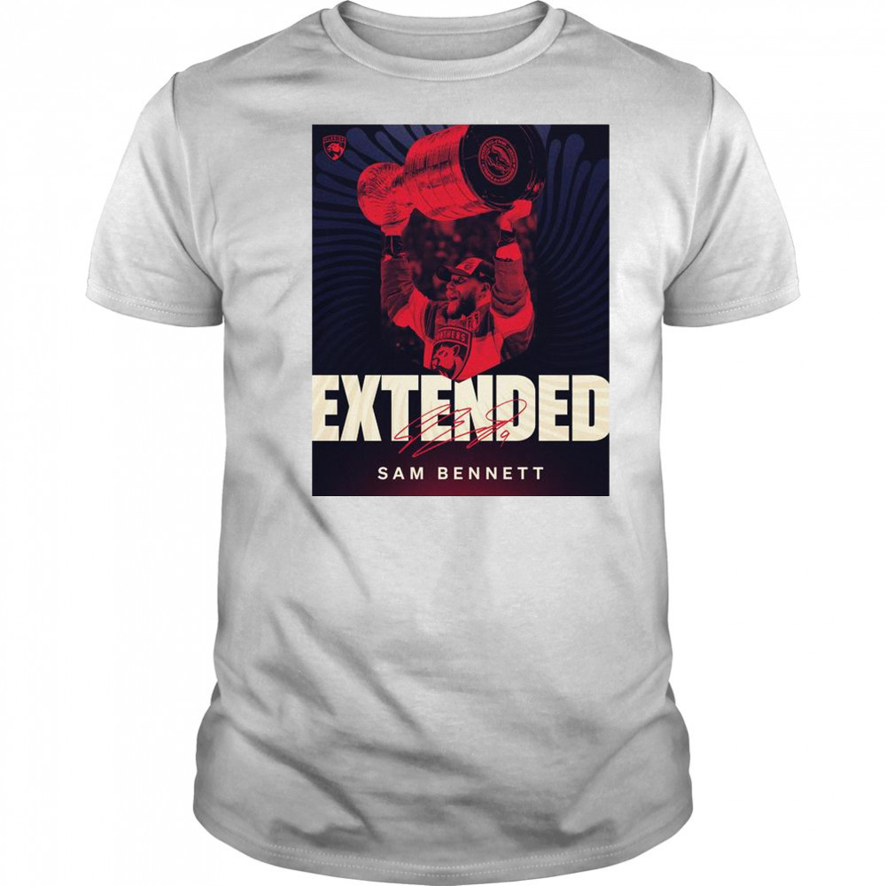 Florida Panthers Sam Bennett Eight-Year Contract Extension Signature T-Shirt