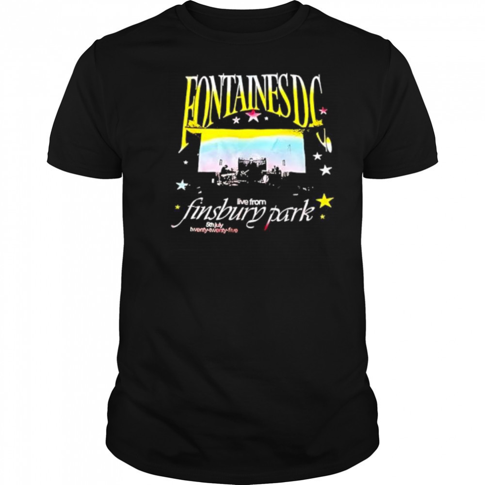 Fontaines DC live from finsbury park shirt