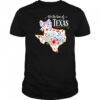 For the love of Texas floral state relief 2025 shirt