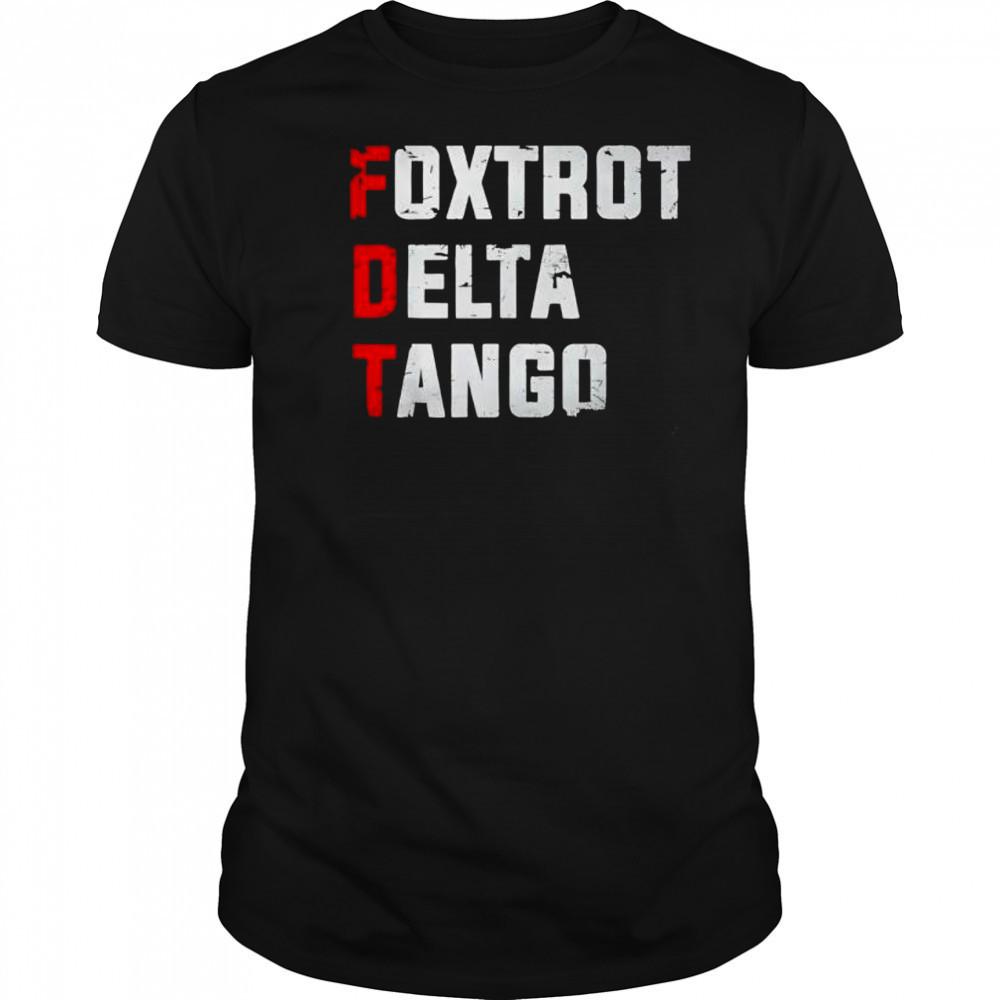 Foxtrot Delta Tango retro shirt