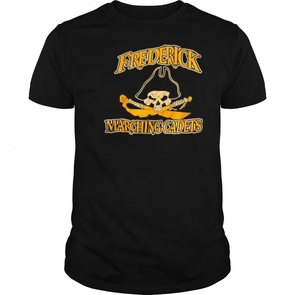 Frederick marching cadets pirate logo shirt