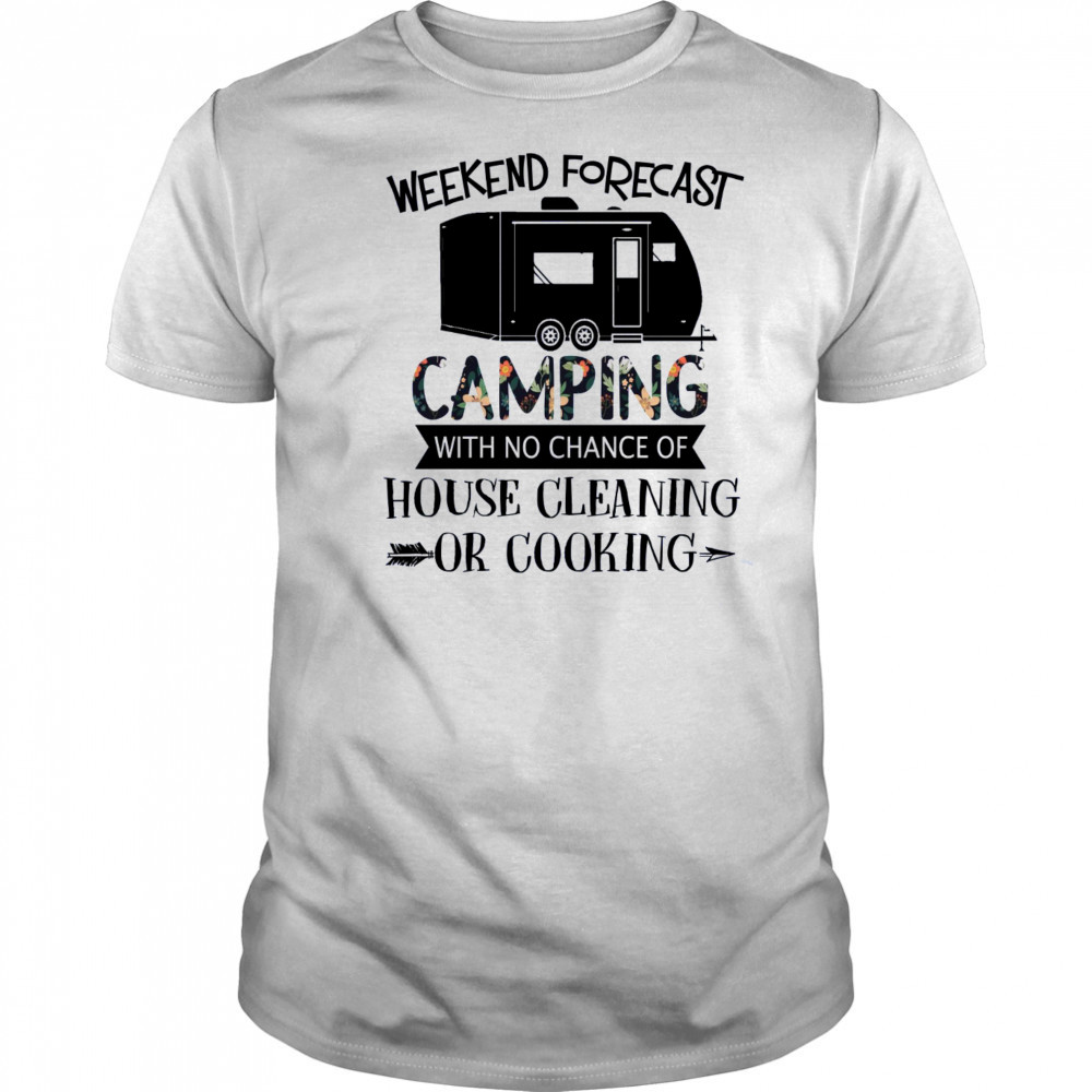 Funny Camping T-Shirt for Women & Men – No Cooking or Cleaning Weekend Tee