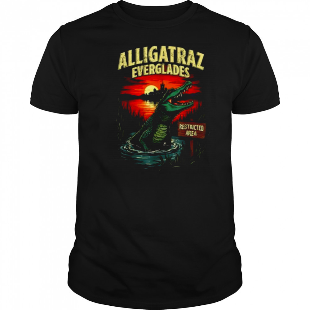 Funny Meme Alligatraz Everglades Alcatraz Men Women Gifts T Shirt