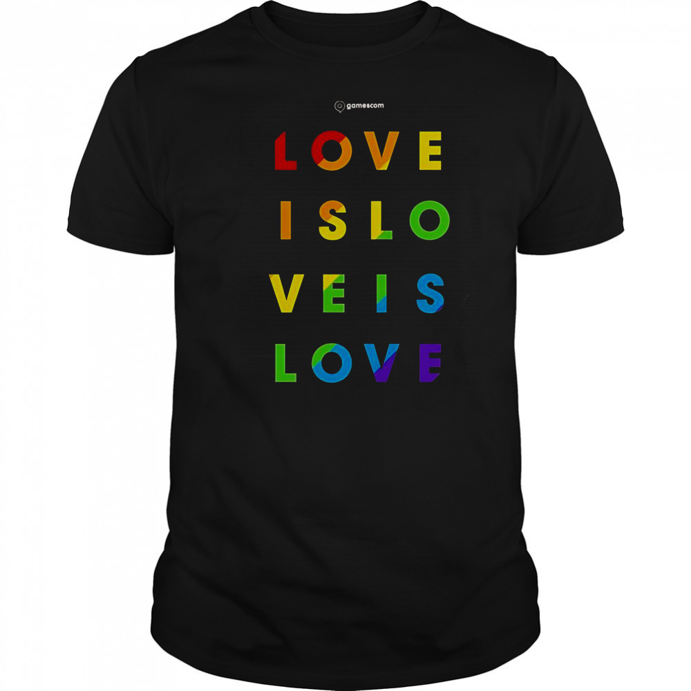 Gamescom Love Is Love Pride T-Shirt