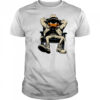 Gangster Duck on chair cartoon shirt