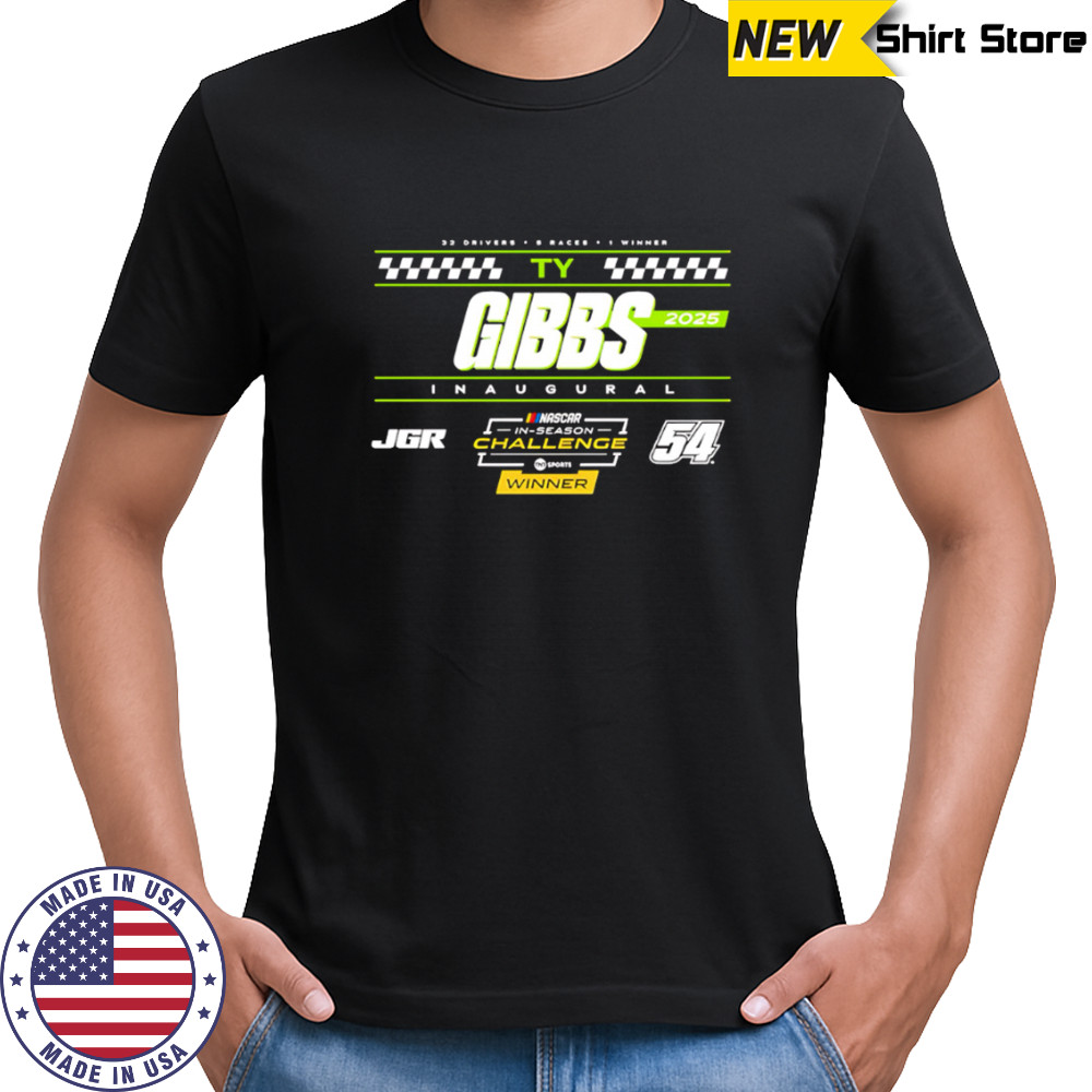 Gibbs 2025 NASCAR Cup Series In-Season Challenge Winner shirt