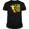Giraffe Let Your Faith Be Taller Than Your Fear shirt