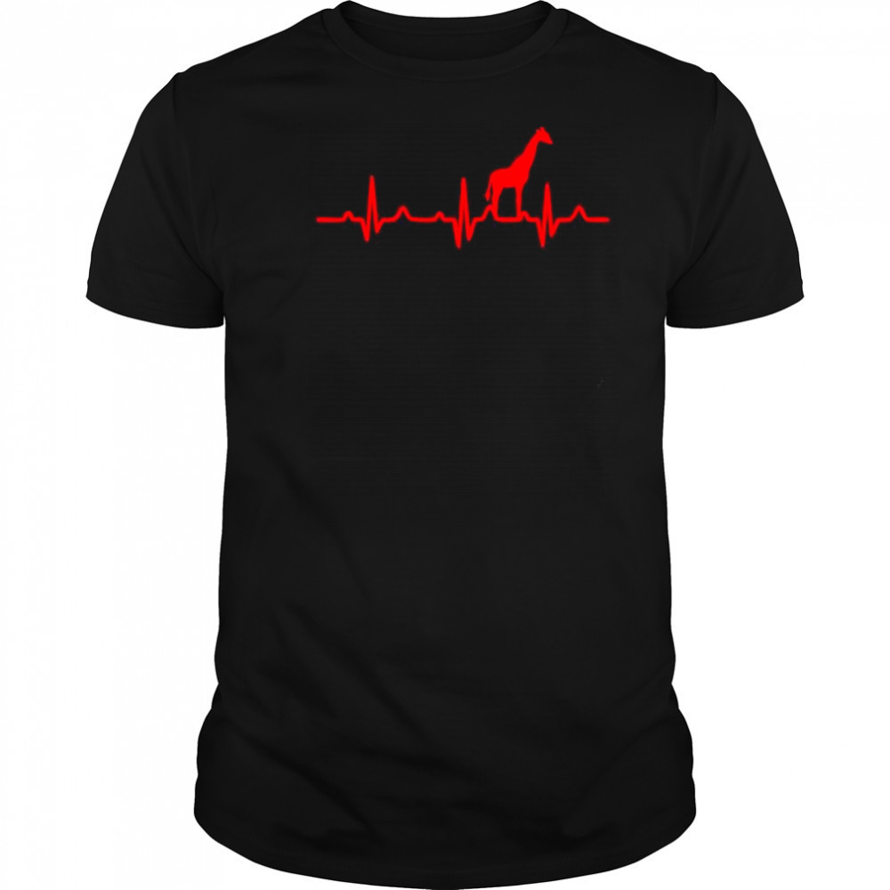 Giraffes heart rate shirt