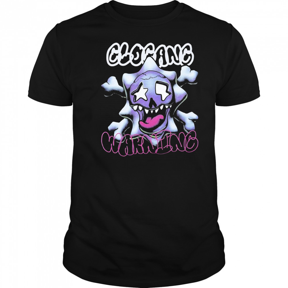 Glo Gang Warning Cross Boned T-shirt
