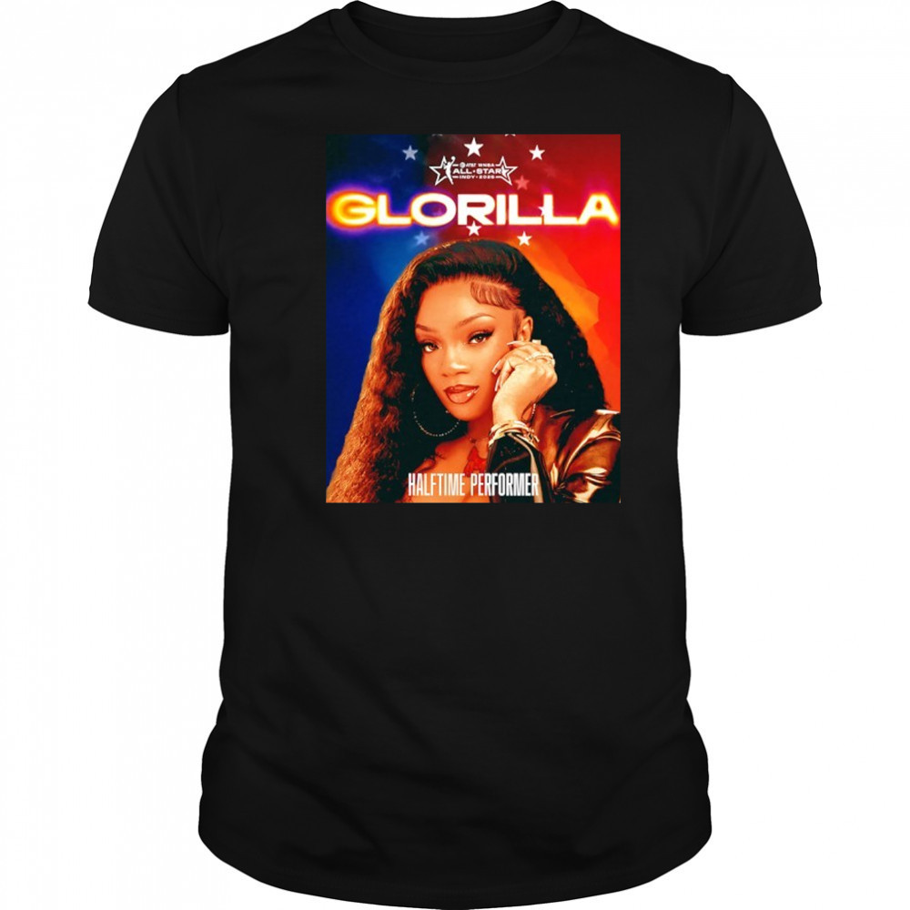 GloRilla 2025 AT&T WNBA All Star Game halftime perform shirt