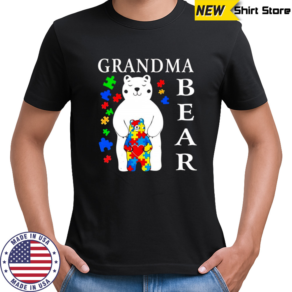 Grandma bear Autism Awareness shirt