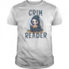 Grim Reader Reading Book T-Shirt