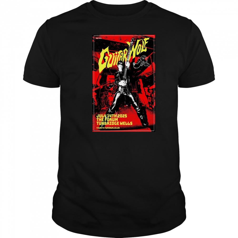 Guitar Wolf Poster 2025 Tunbridge Wells T-Shirt