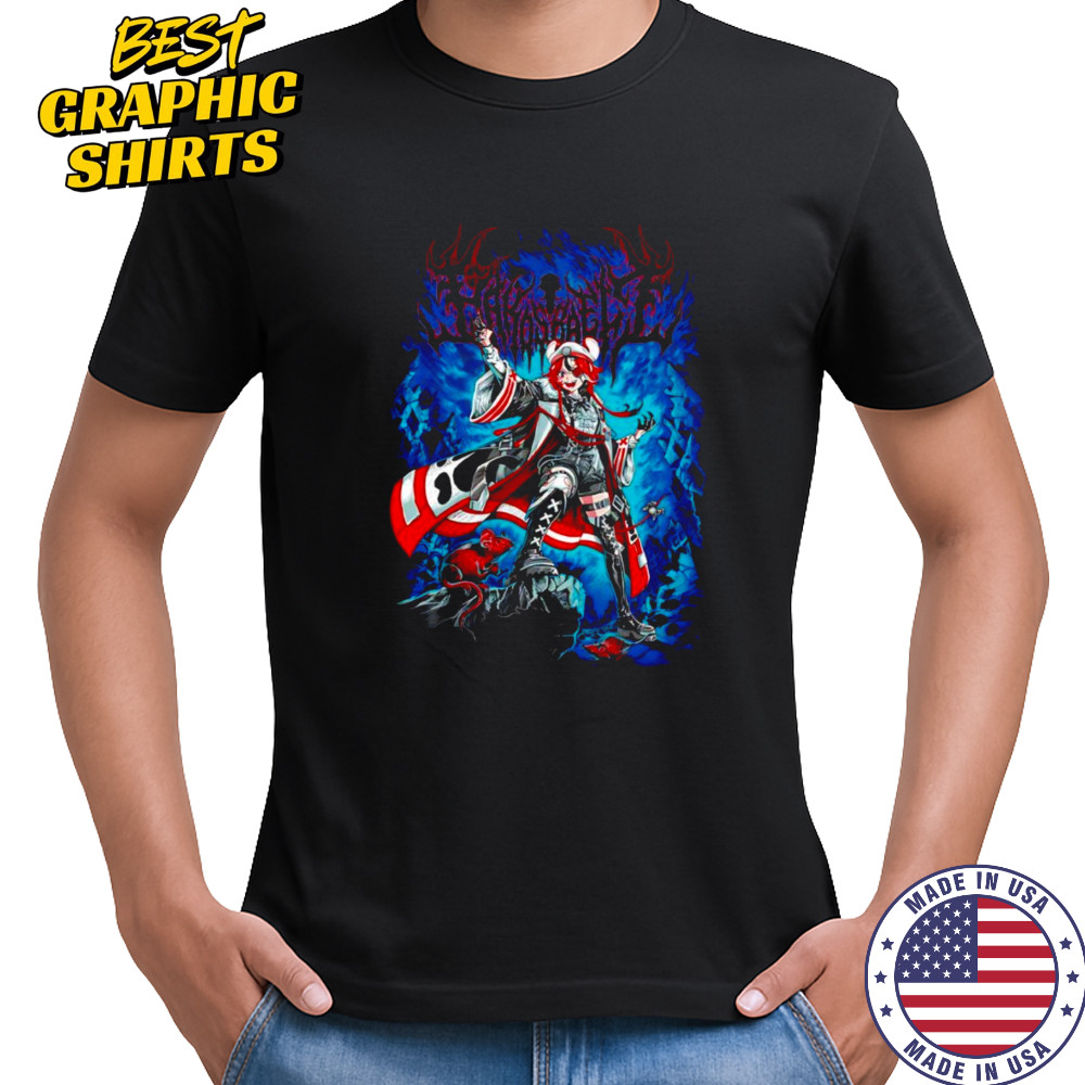 Hakos Baelz Metalcropolis shirt