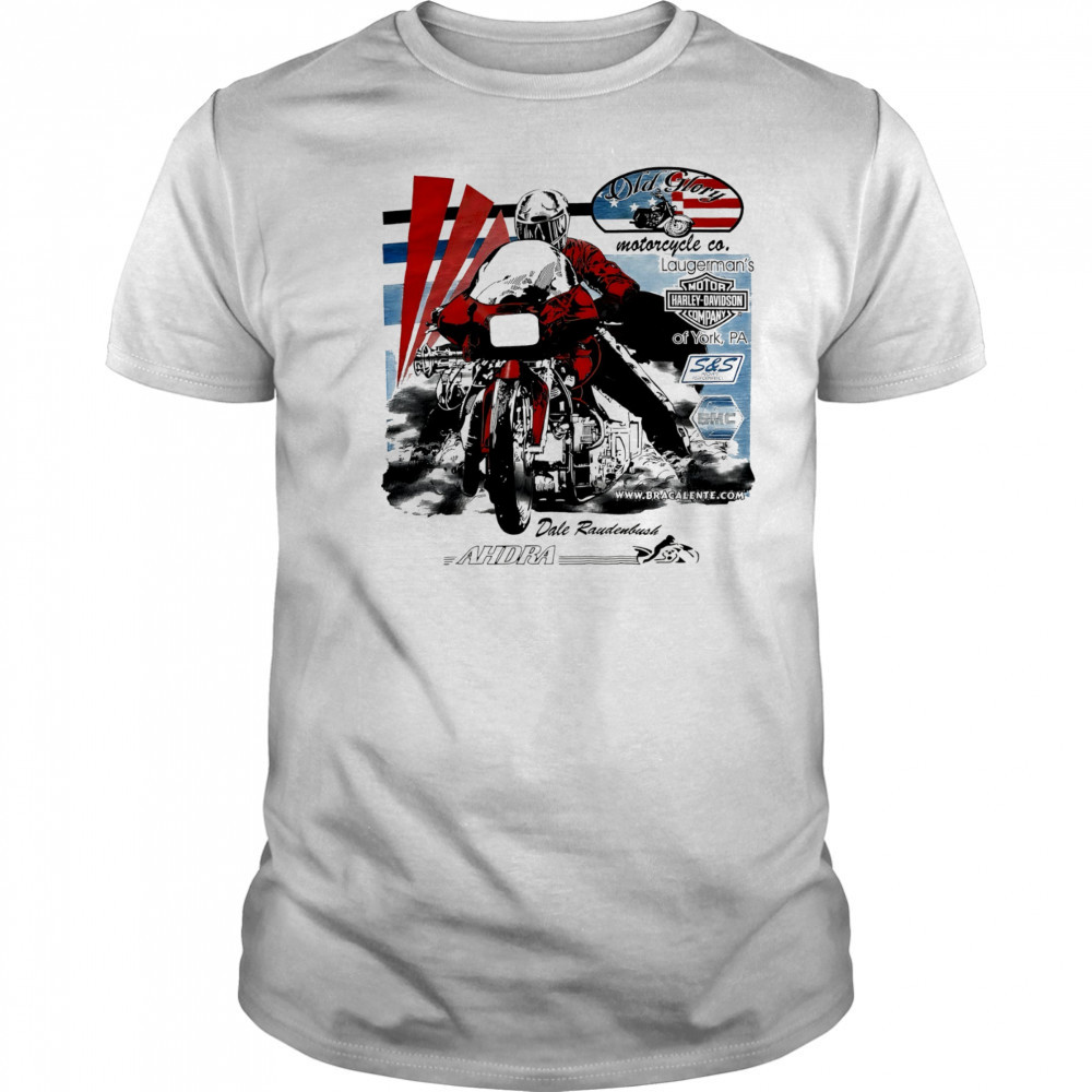 Harley Davidson Motorcycle Old Glory Dale Raudenbush shirt