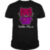 Hello Alice Cheshire Cat Hello Kitty Alice In The Wonderland T-Shirt