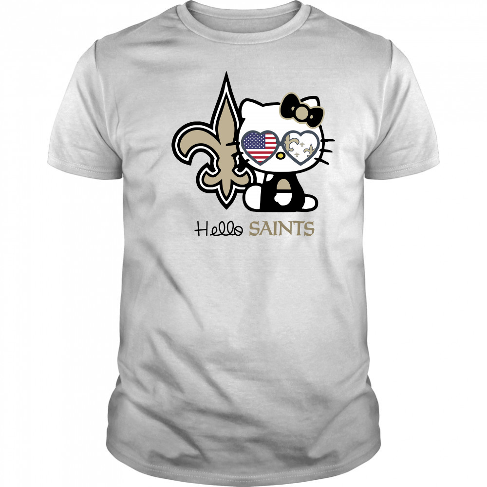 Hello Kitty New Orleans Saints shirt