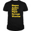 Hogan Andre Flair Piper Savage Warrior shirt