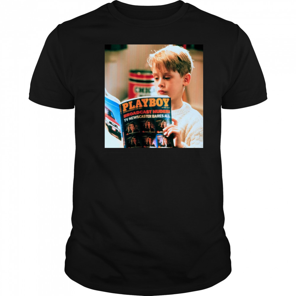 Home Alone Playboy Magazine Reading shirt