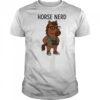 Horse Nerd cute cartoon shirt