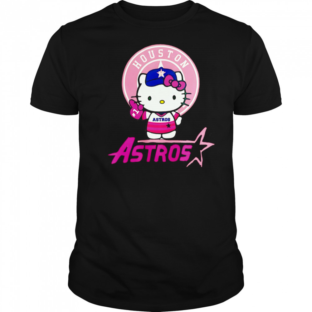 Houston Astros Hello Kitty pink girl shirt