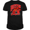 Houston Cougars Basketball fire ball shirt