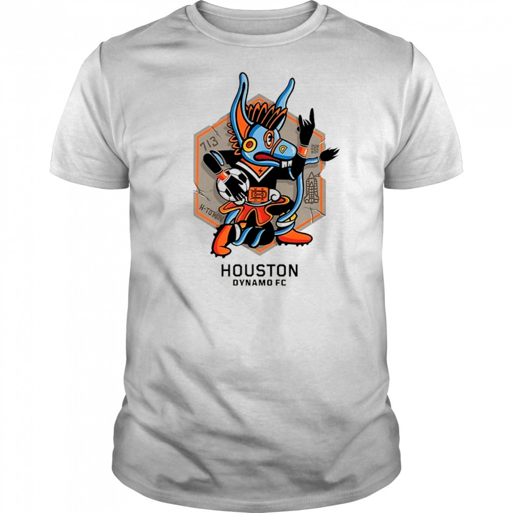 Houston Dynamo FC x Free Walls H-Town Collection Hexagon shirt