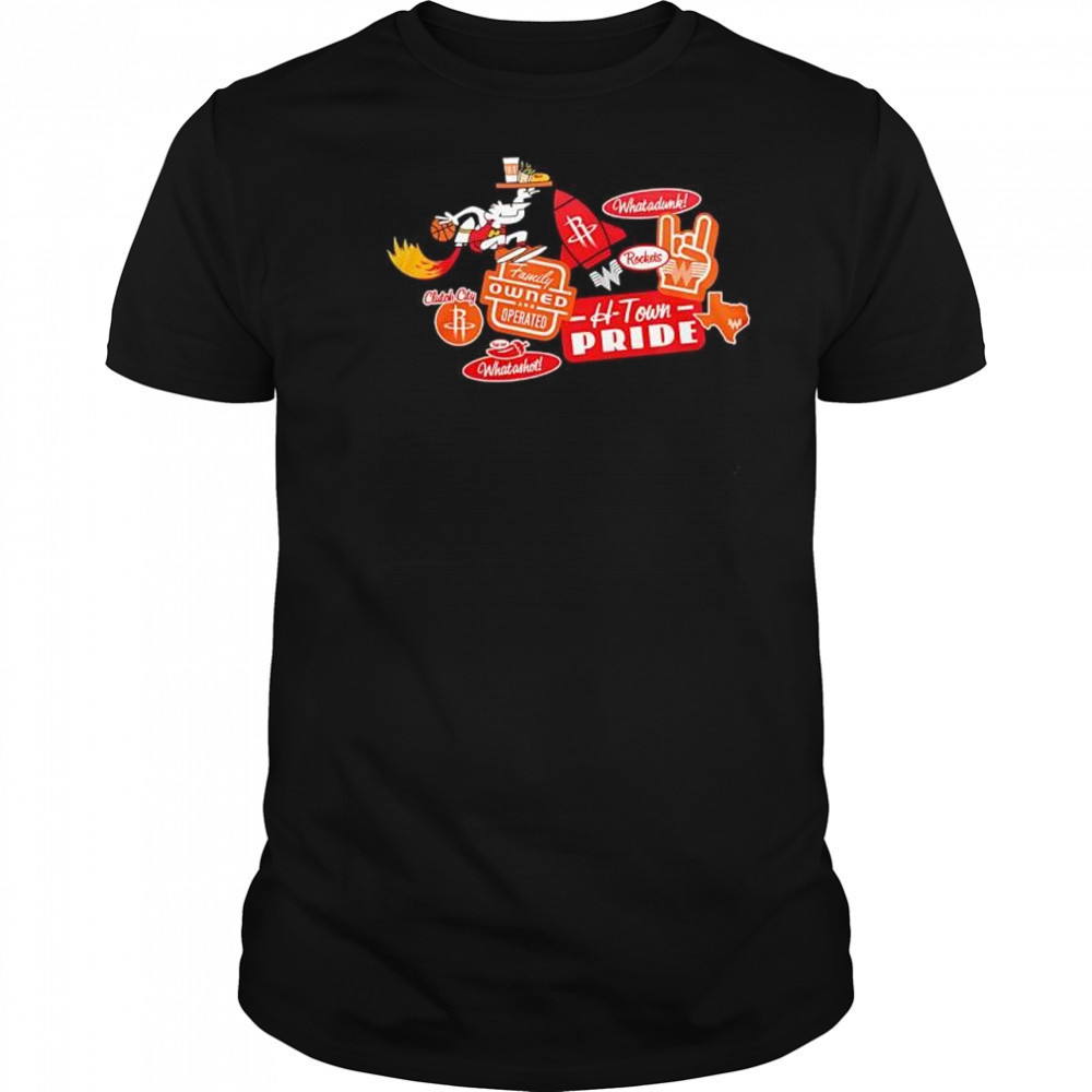 Houston Rockets x Whataburger H-town pride New Collection 2025 shirt