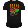 Houston Texas Baseball player skeleton art shirt