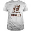 Howdy English Bulldog cowboy shirt