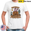 Howdy Halloween Pumpkin Graphic Cowgirl shirt