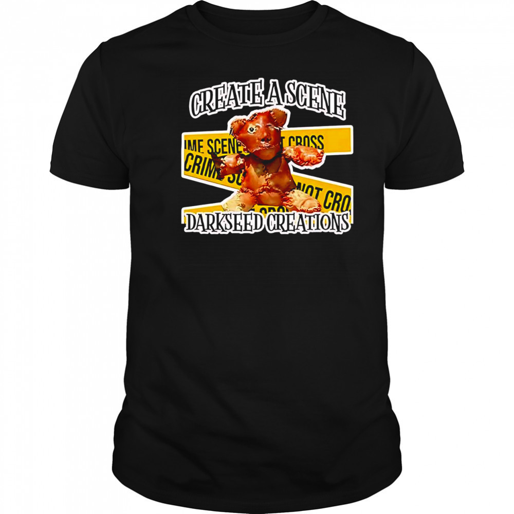 Human skin Teddy bear shirt