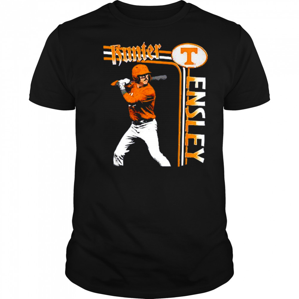 Hunter Ensley Tennessee Volunteers player stripes shirt