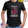 Husband Of A Warrior American Flag Breast Cancer Awareness T-Shirt