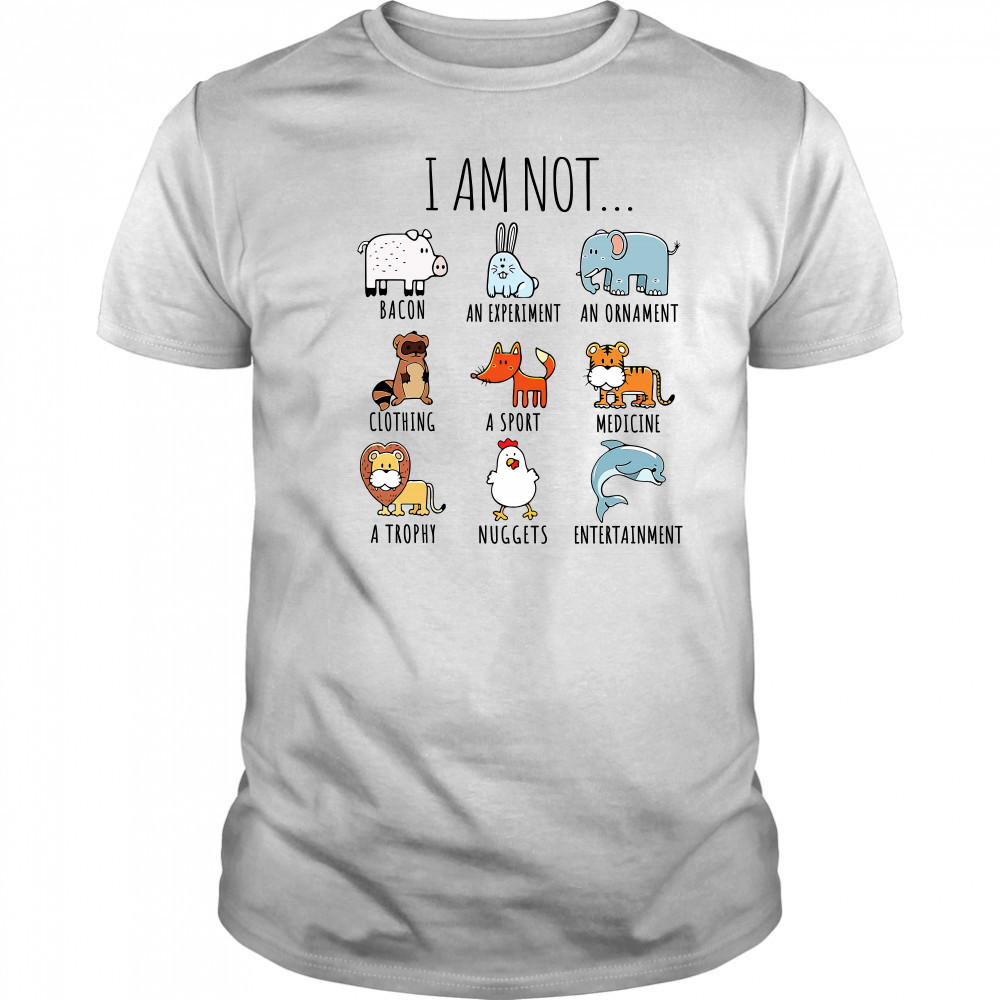 I Am Not Bacon An Experiment An Ornament Clothing shirt