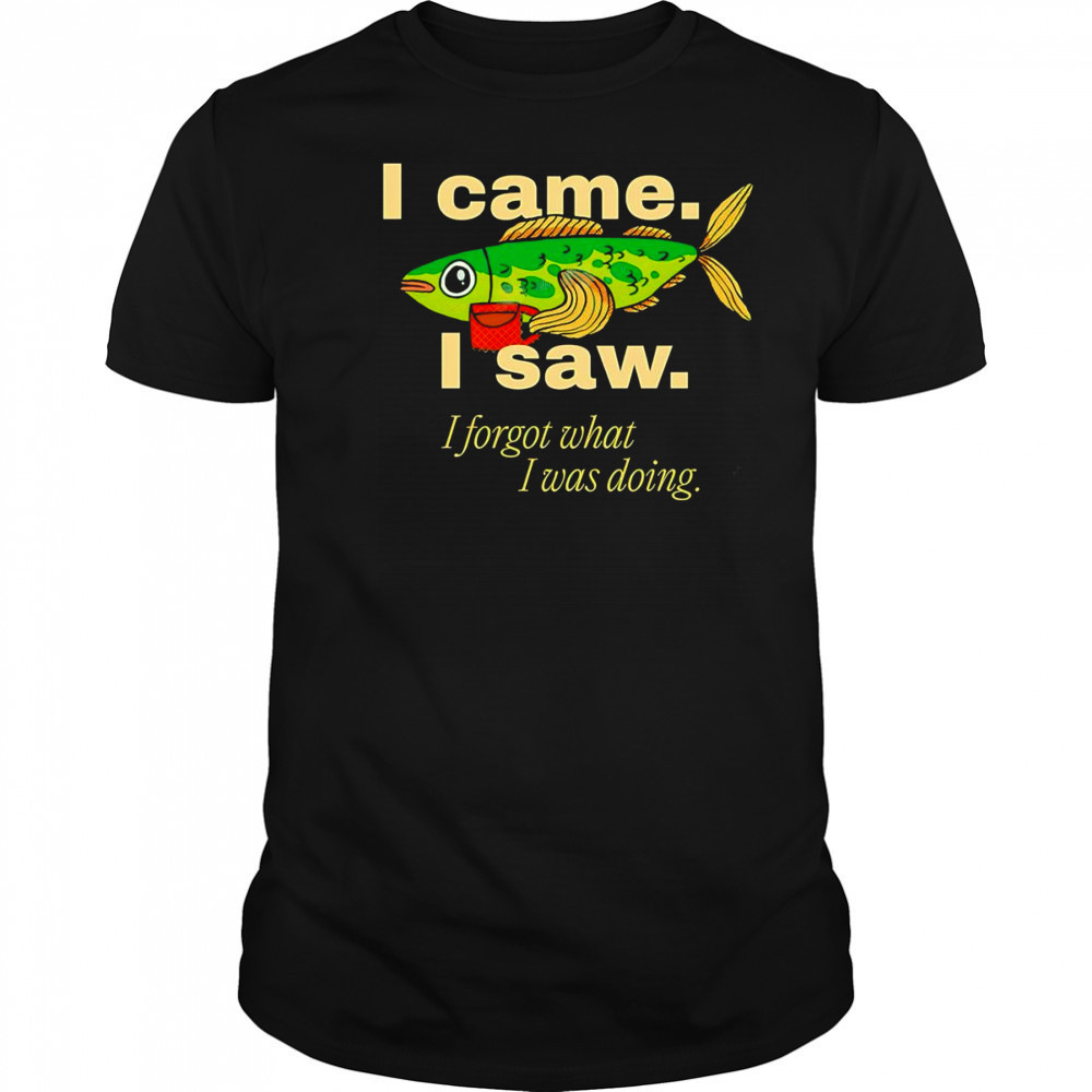 I came I saw I forgot what I was doing shirt