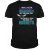 I May Live In Georgia But On Game Day My Heart And Soul Belongs To The Charlotte Hornets T-Shirt