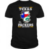 I may live in Texas but I’m a Green Bay Packers fan forever shirt