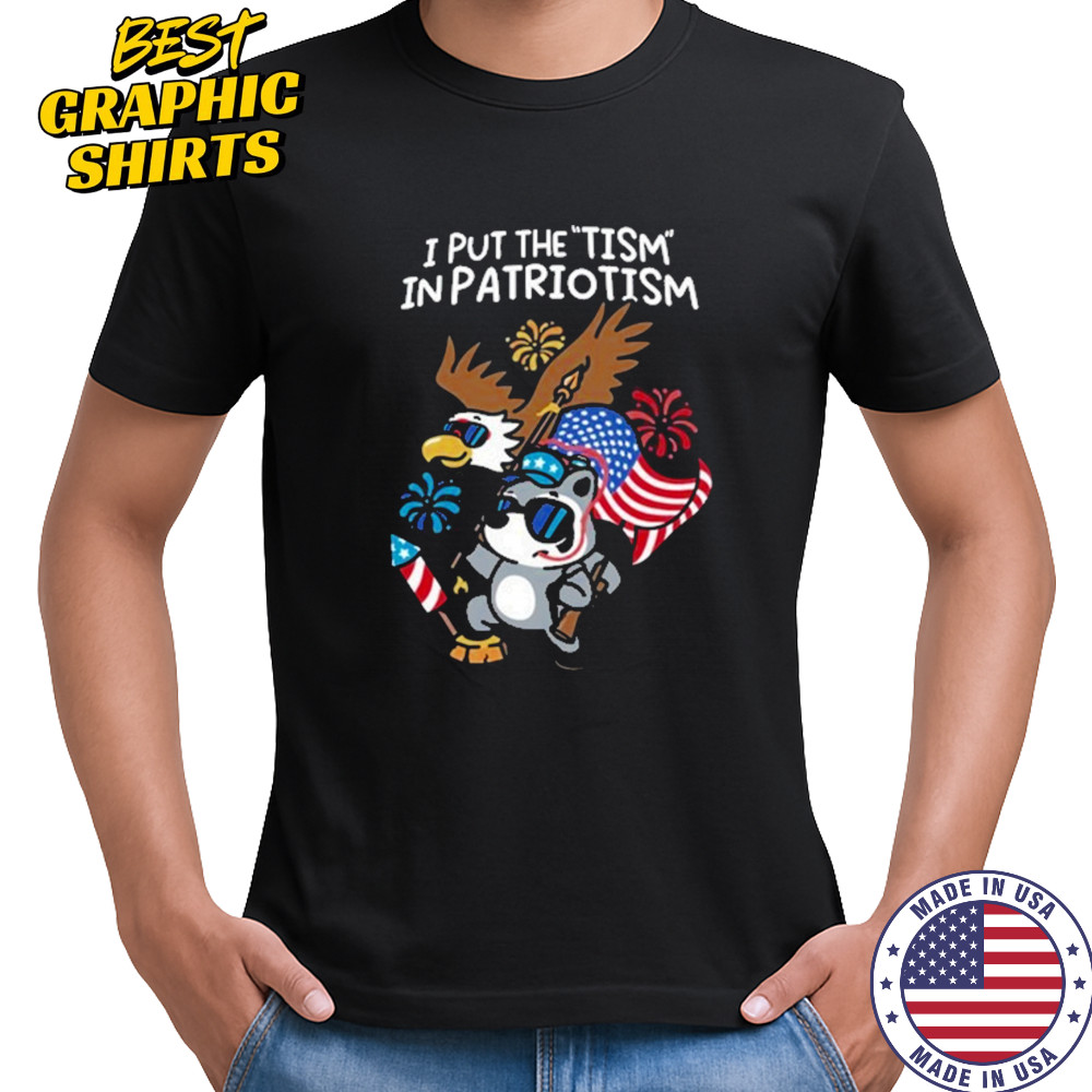 I Put The Tism In Patriotism Athletic T-Shirt
