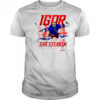 Igor Shesterkin New York Rangers skyline signature shirt