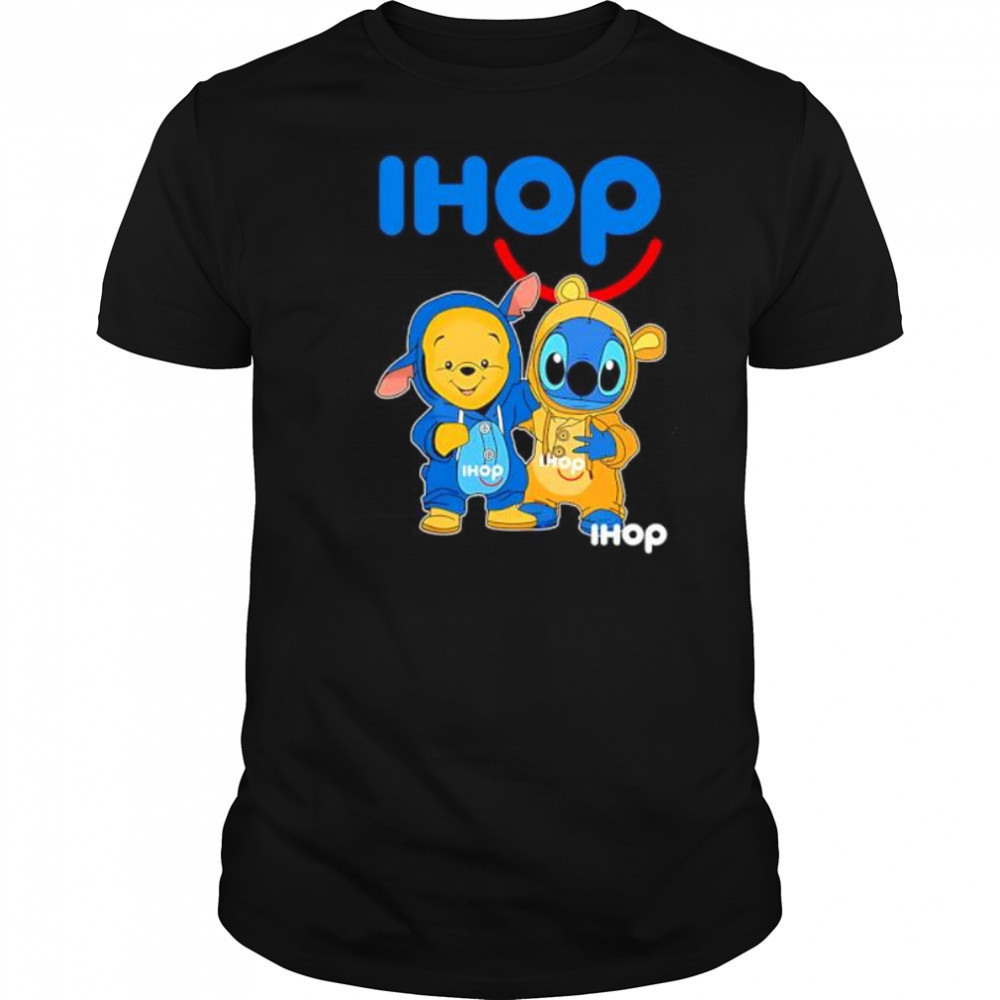 Ihop pooh and stitch friends shirt