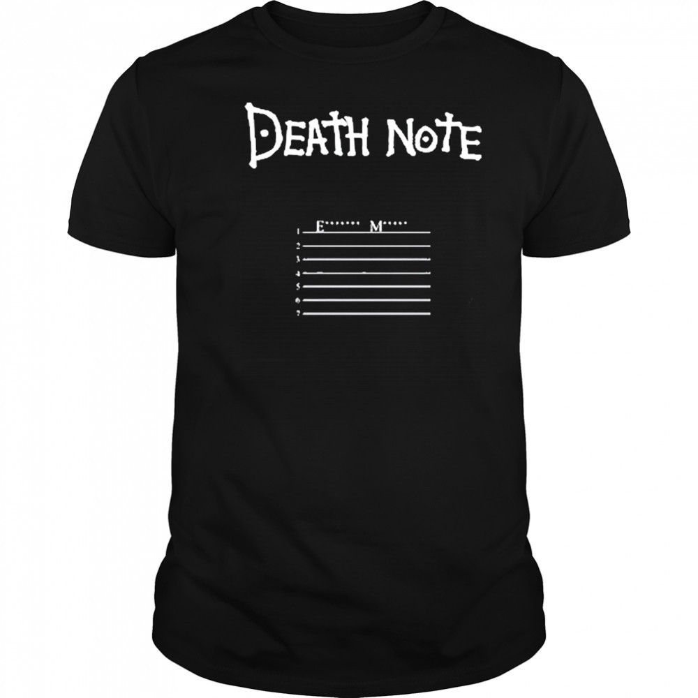 Imranepresents Povculture Death Note Shirt