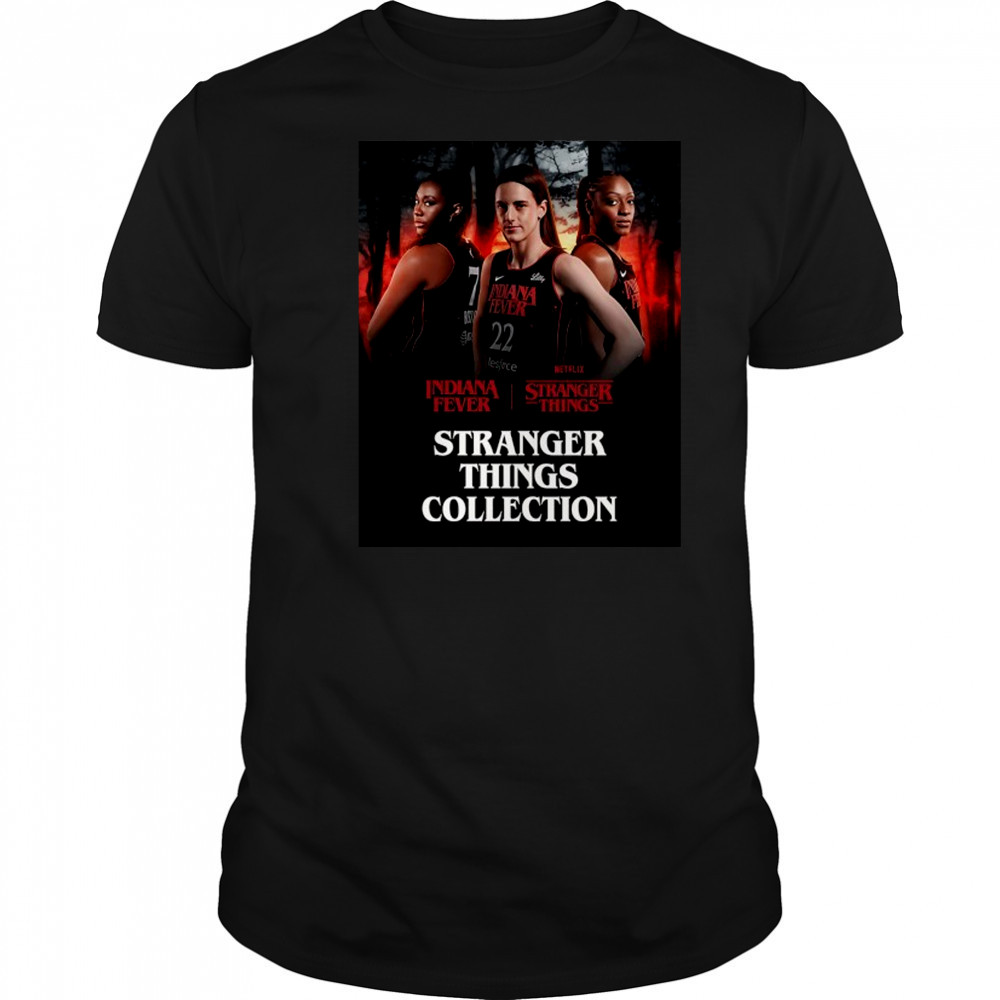 Indiana Fever X Stranger Things Collection posters shirt