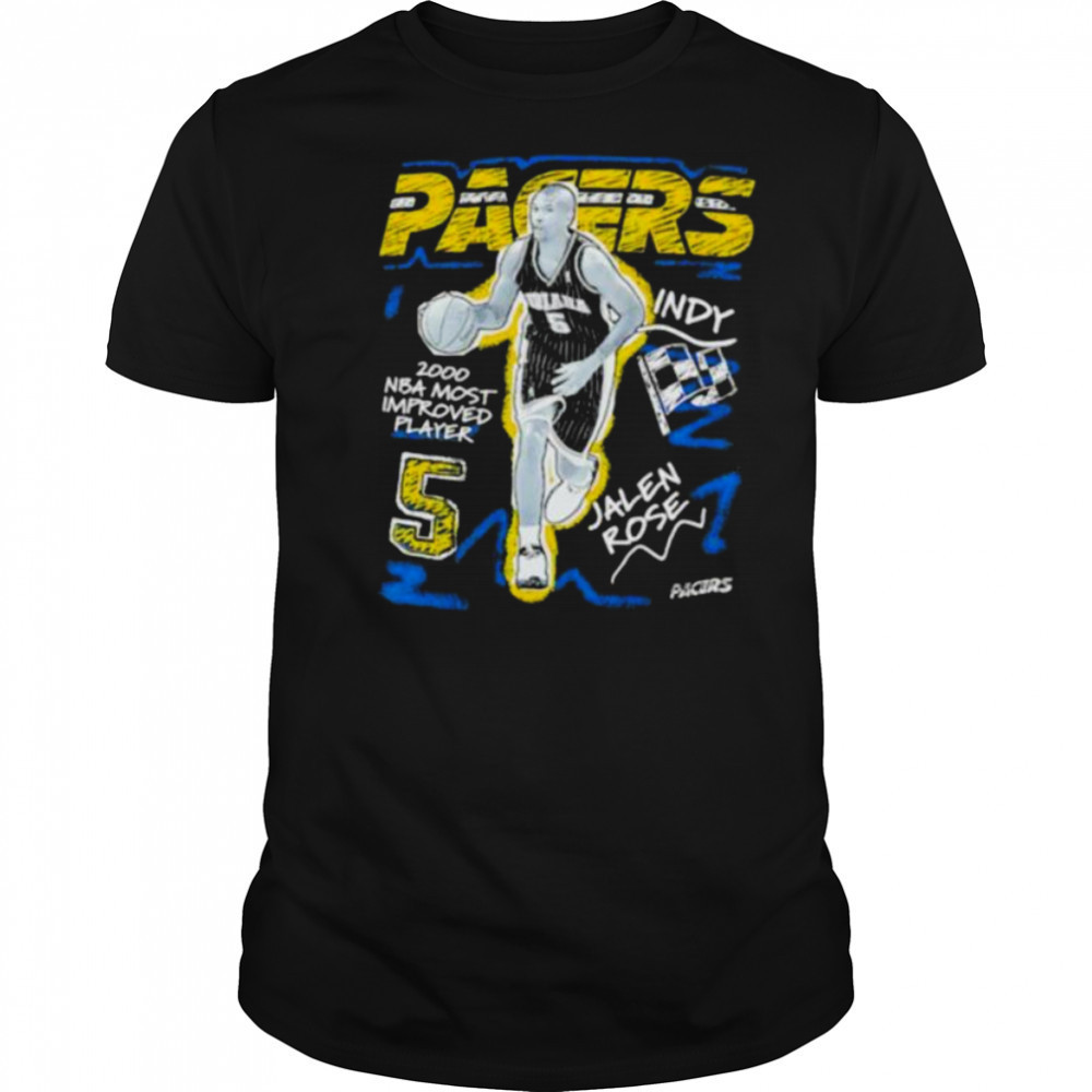 Indiana Pacers Jalen Rose NBA most improved player shirt