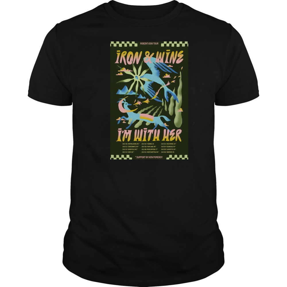 Iron & Wine Summer Tour 2025 Poster Shirt
