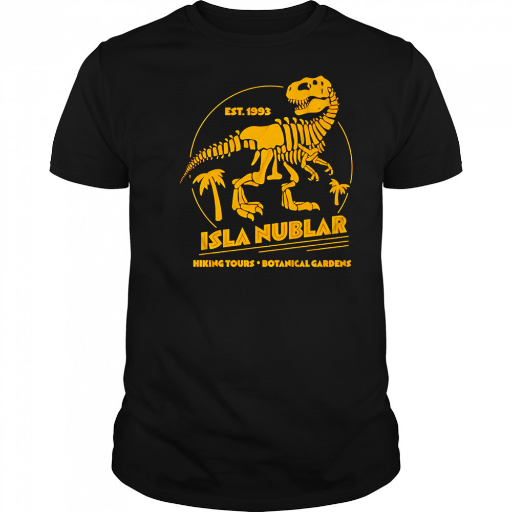 Isla Nublar hiking tours Botanical gardens shirt