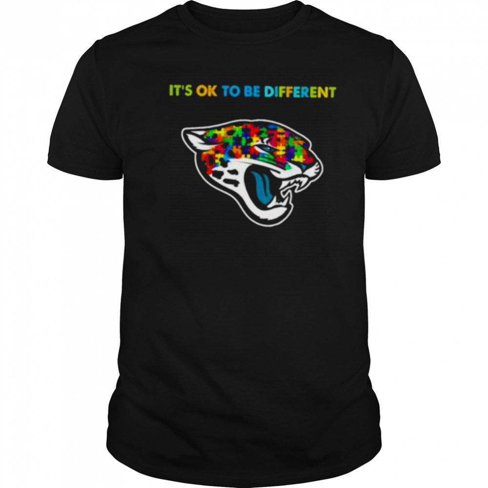 Jacksonville Jaguars Autism it’s ok to be different Shirt