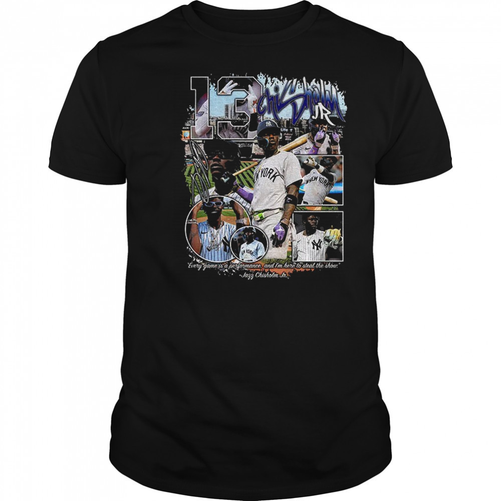 Jazz Chisholm Jr New York Baseball retro shirt